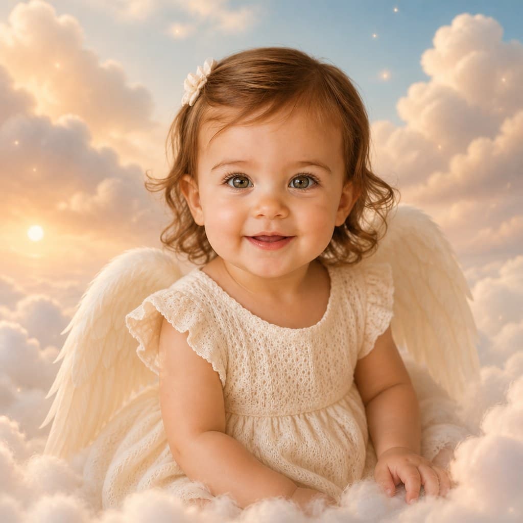 Angel Baby Portrait sample — AI-generated