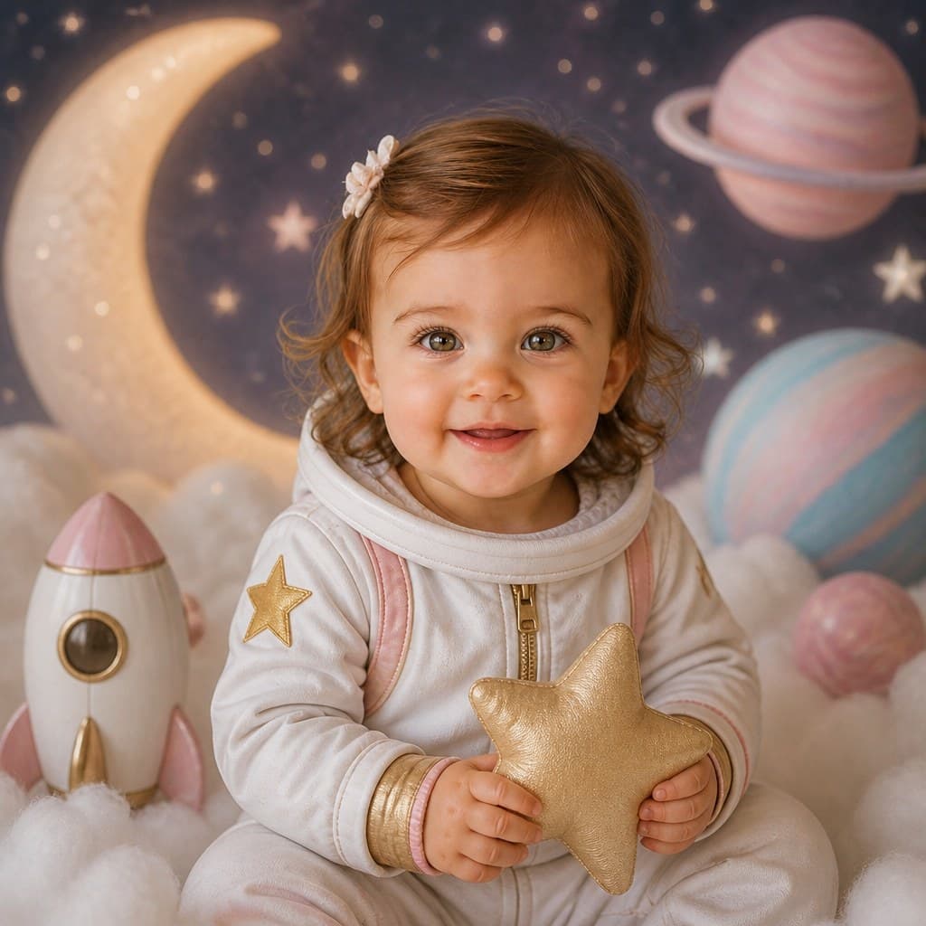 Astronaut Baby Photo sample — AI-generated