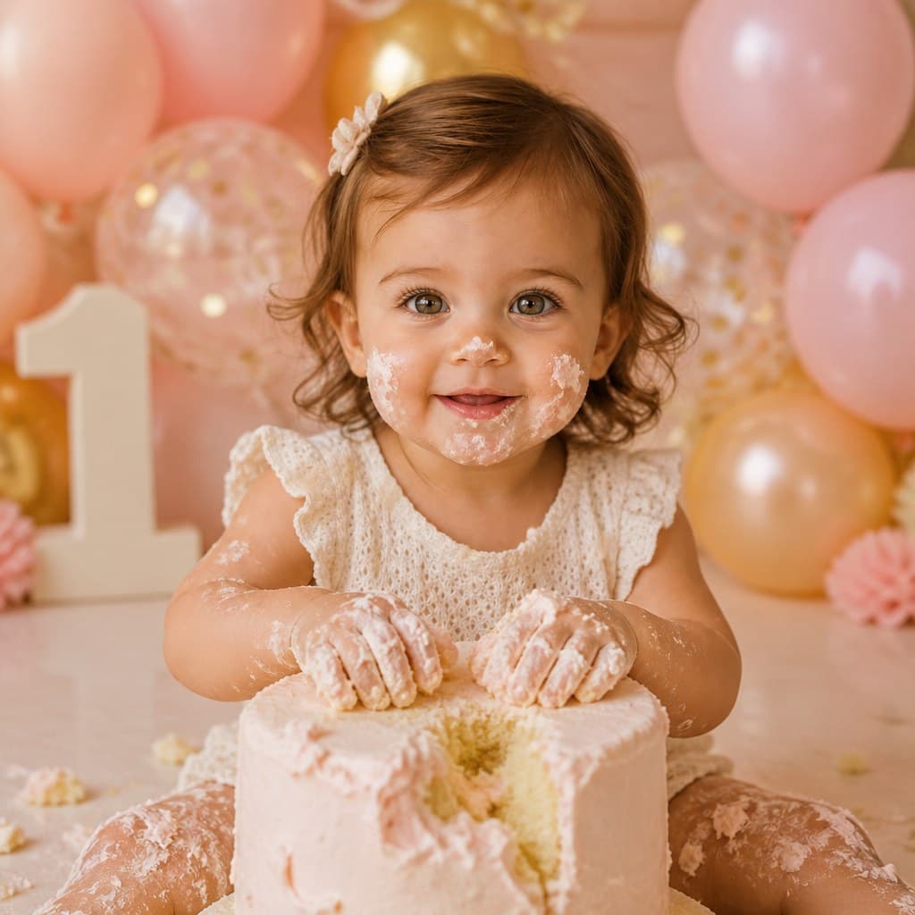 Cake Smash Photoshoot sample — AI-generated