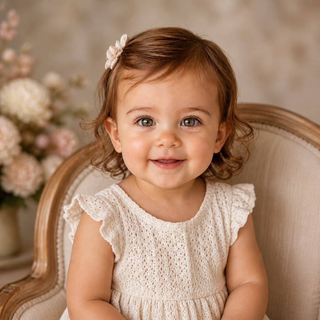 Professional Baby Portrait sample — AI-generated