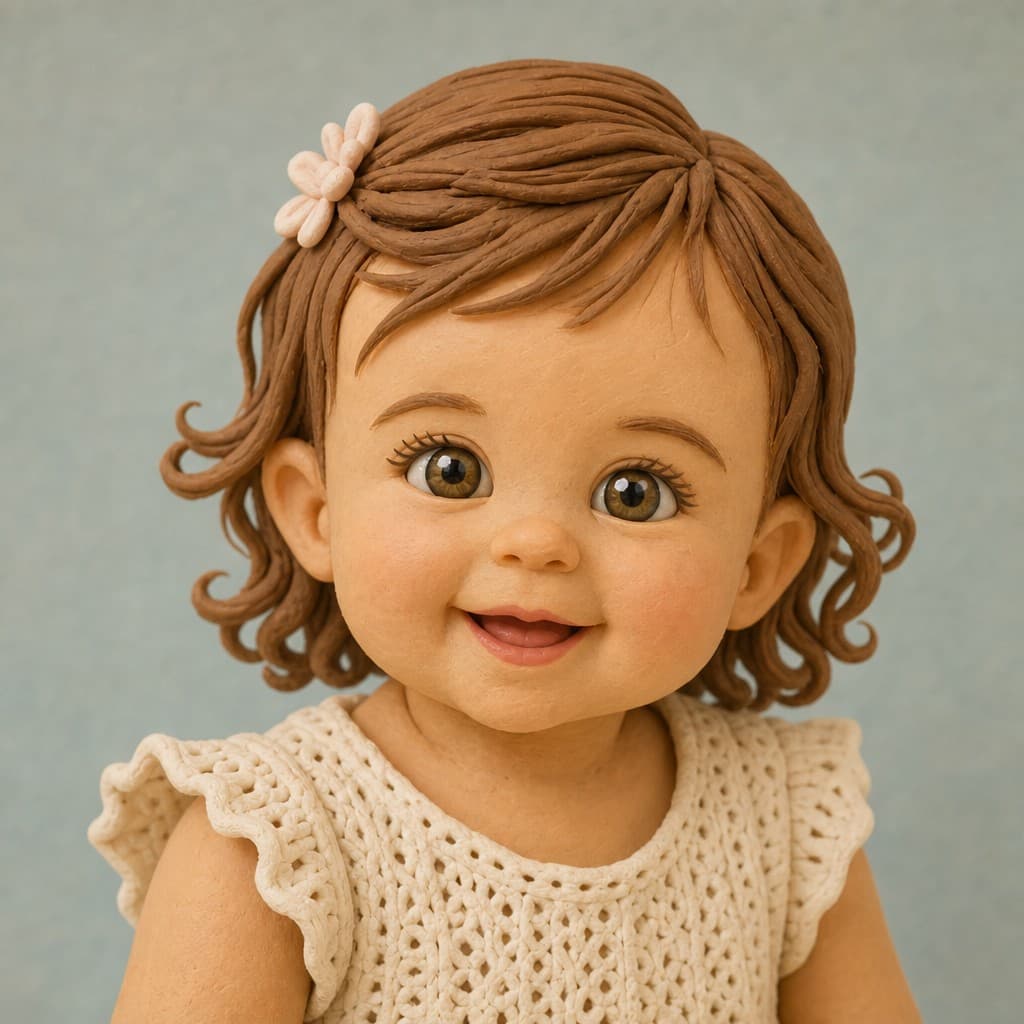 Claymation Baby Generator sample — AI-generated