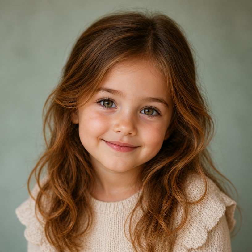 Example girl at 4